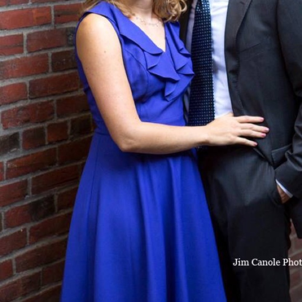 MARC NEW YORK Fit and flare royal blue dress